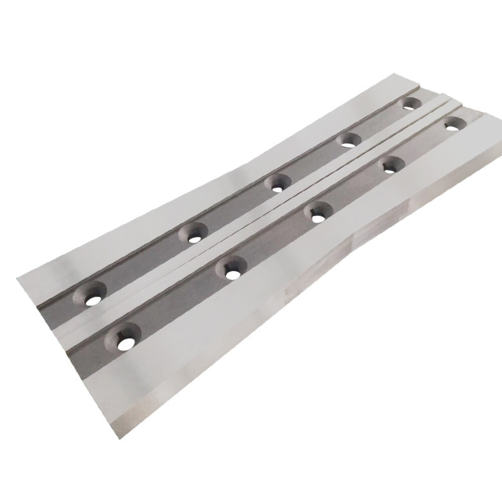 Lưỡi cắt thủy lực hình chữ nhật 2000mm, độ cứng HRC58 62
   